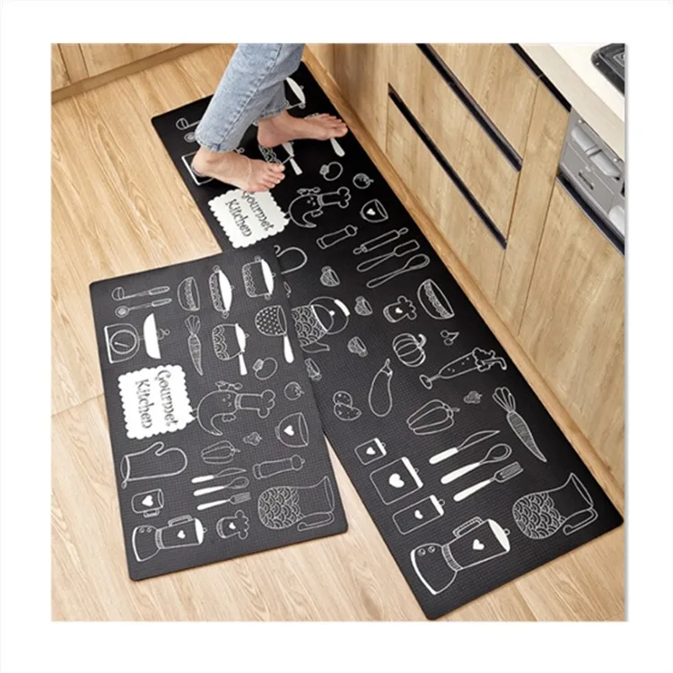 

Logo Modern Home Decoration Kitchen Mat Floor Carpet High Quality Household tools Rug Long Strip Door Mats