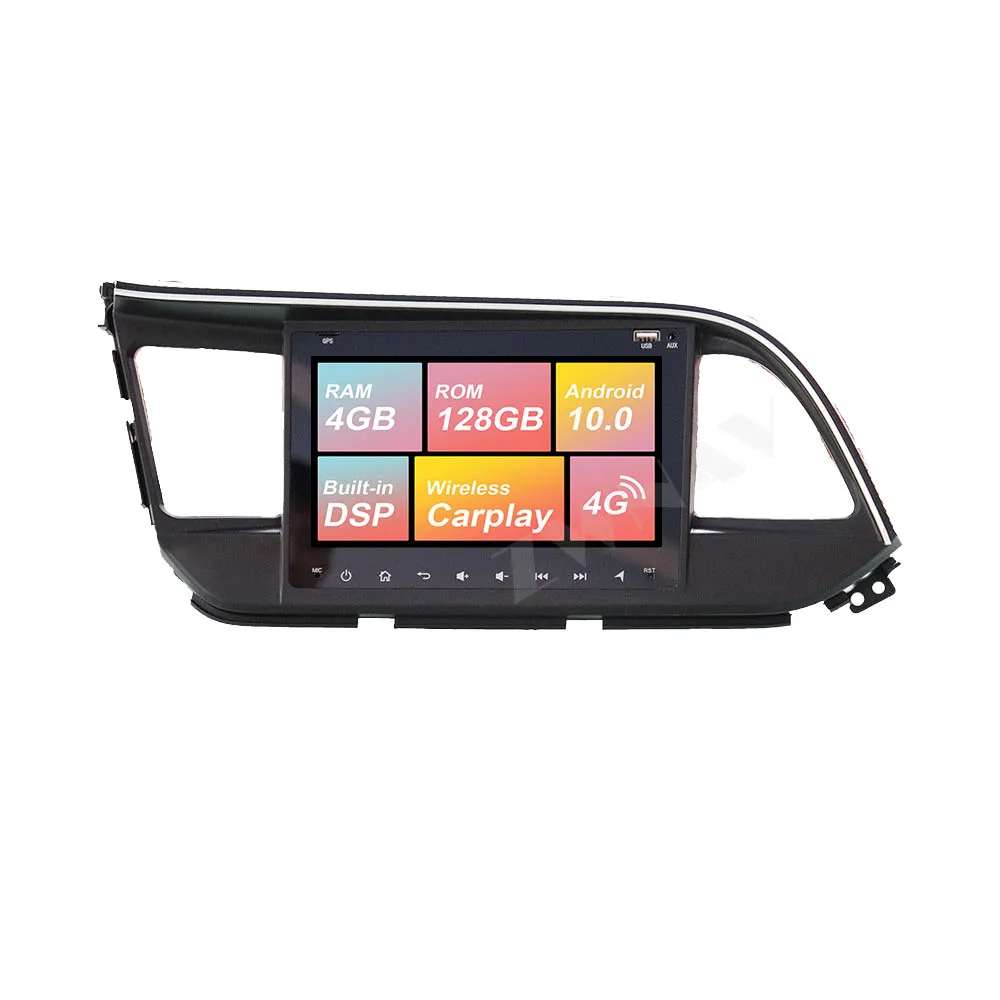 

For Hyundai Elantra 6 2015 2016 2017 2018 Car Radio Multimedia Video Player Navigation GPS Android 10 No 2din 2 din PX6 CARPLAY