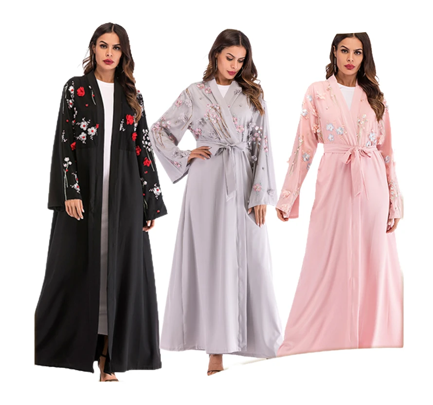 

Islamic clothing wholesale muslims maxi dress muslim fashionable dresses embroidery muslim prom dresses, 3 colors