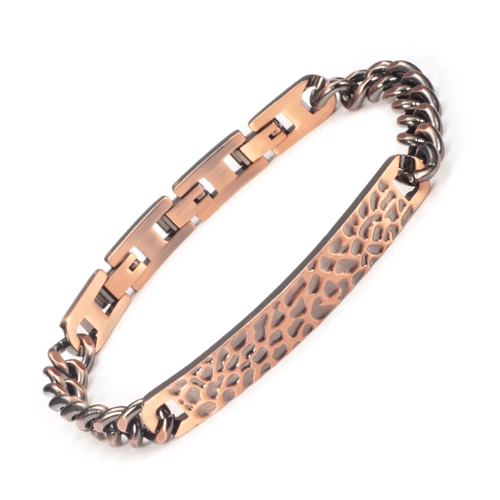 

Wollet Health Copper Metal Bracelets Jewellery Copper Magnetic Bracelet, Gold, silver