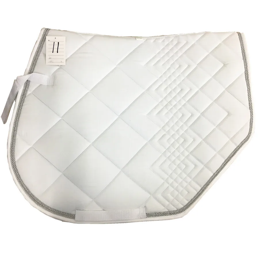 

New developing horse saddle pad, White