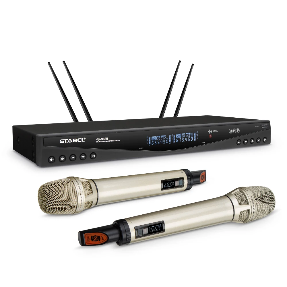 

ST-9320 True Diversity Wireless Microphone Outdoor Handheld Wireless Microphone