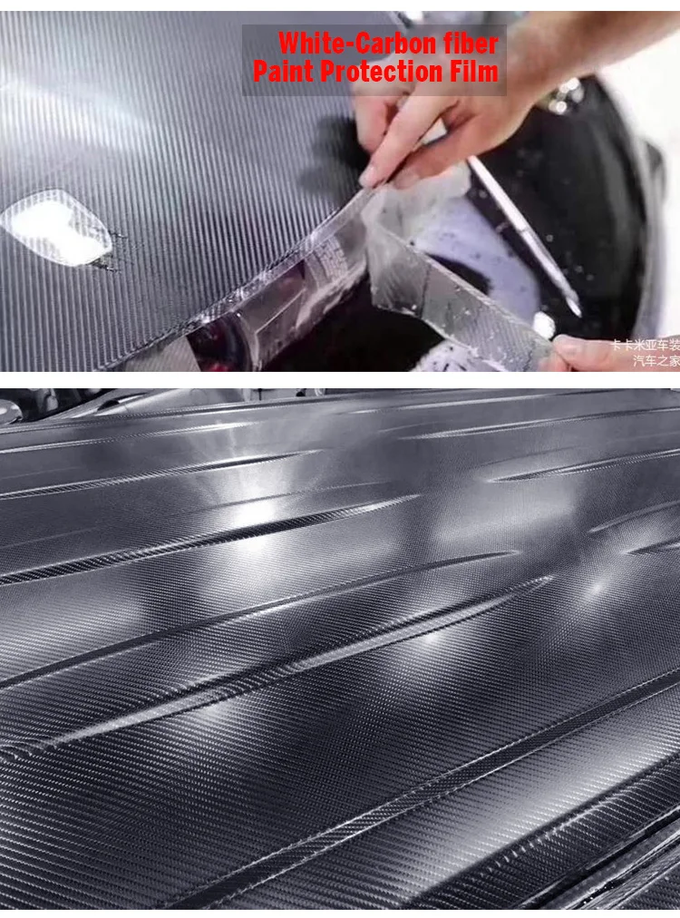 Carbon Fiber Scratch Resistance Transparent Car Accessories Tpu Ppf