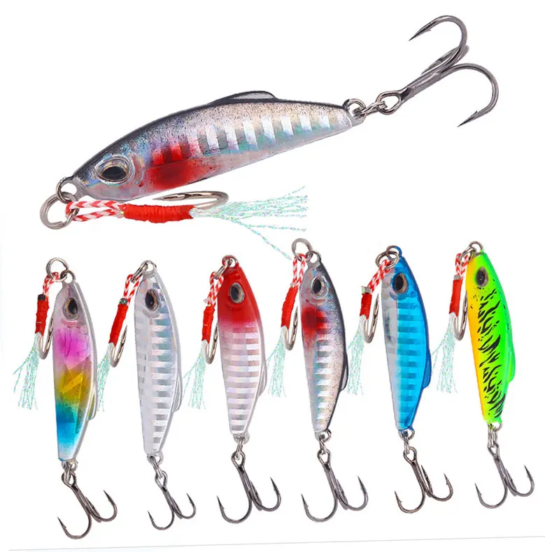 

2021 New arrival Custom bass jigs metal jig lure for sea fishing, 6 colors