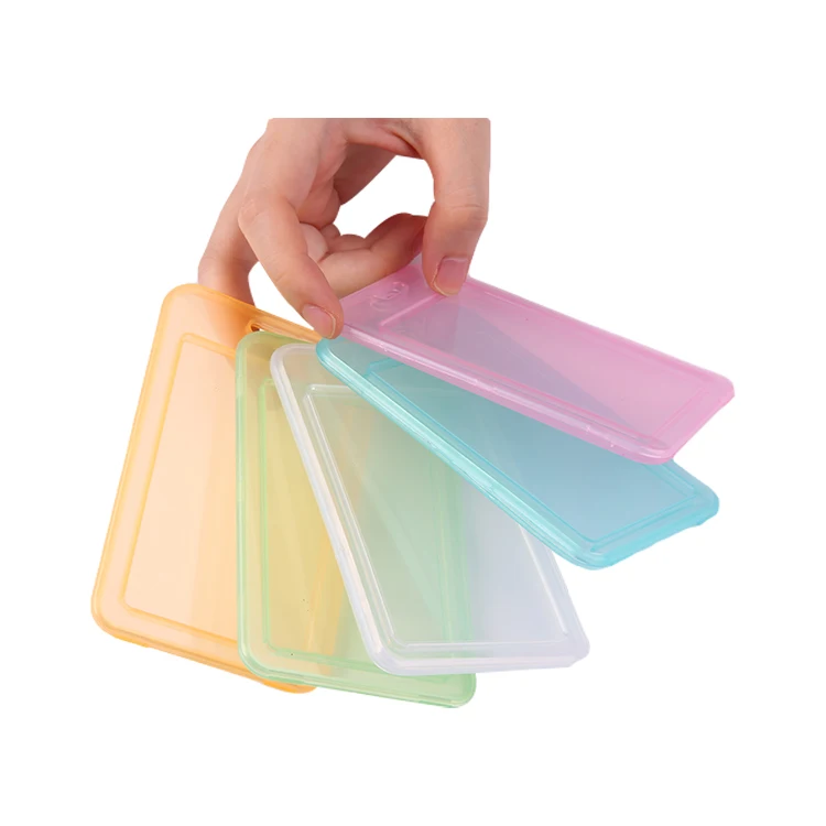 

Double-sided Transparent PP Material Hotel Key ID Card Business Card Credit Case Card Badge Holder Hard Plastic