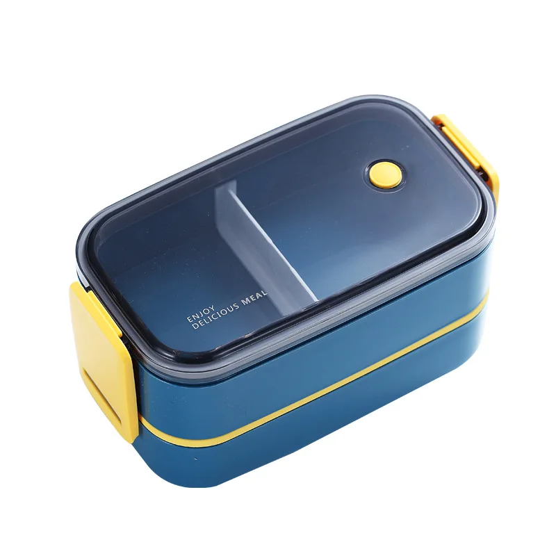 

304 Stainless steel insulated lunch box student office worker separation type multi-layer lunch box portable bento box