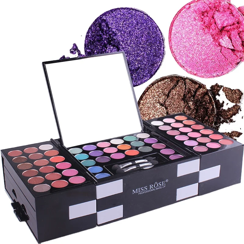 

HOT Sale Eyeshadow Make Up Palette 142 Colors Professional High Pigmented Eye Shadow Box Best Quality Waterproof Miss Rose