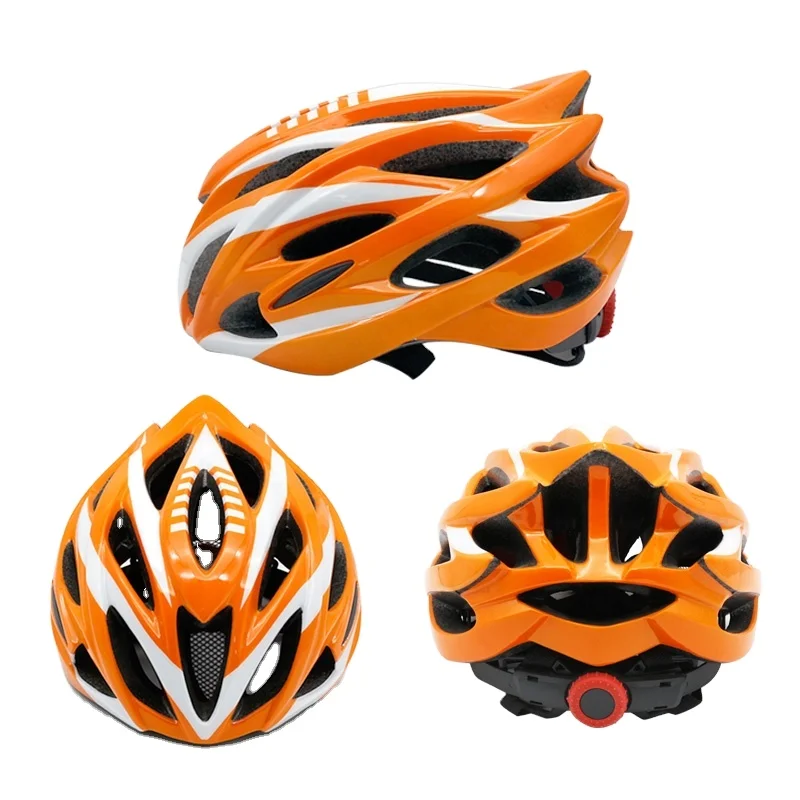 

Wholesale Customized Good Quality Hot Selling Safety Adjustable Bike Helmet, Orange,black,blue,yellow