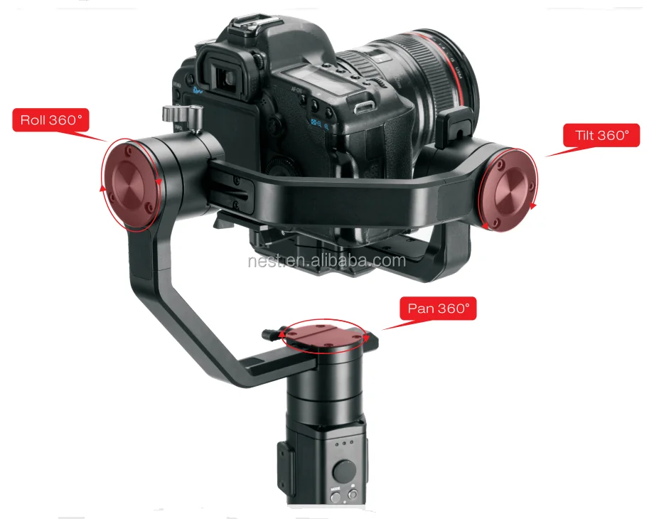 

Intelligent APP control professional gimbal camera stabilizer China 3 axis handheld gimbal DSLR