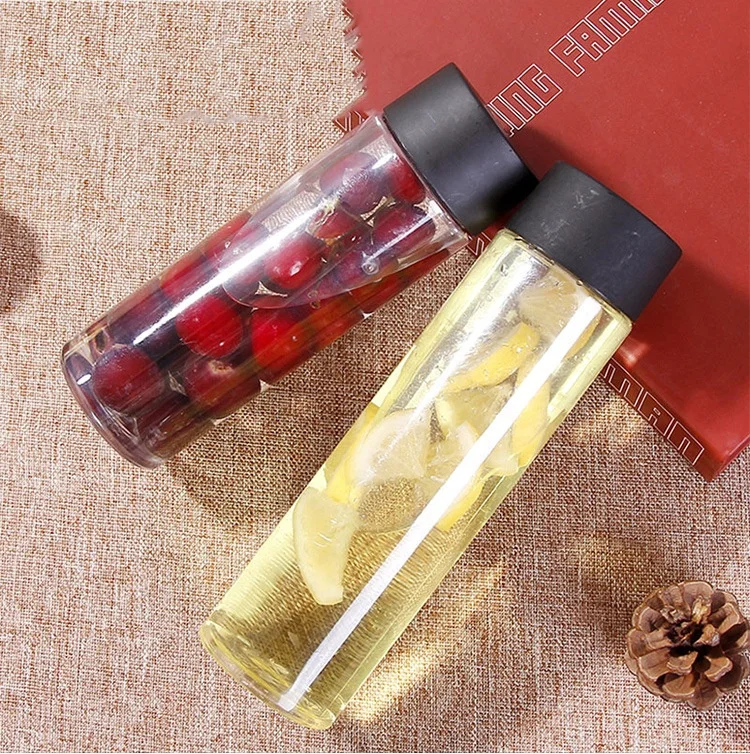 
Disposable glass clear PET bottle 12 oz plastic juice bottles 