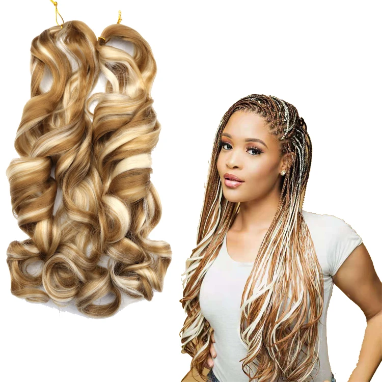 

French Curls Loose Deep Wave Crochet Braids Hair Extensions Braiding Hair For Black Women French Curly Braiding Hair Spiral, Pic showed