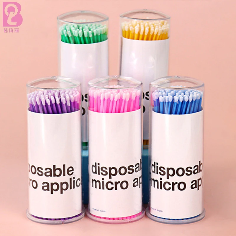 

Beiqili Free Sample 100 100 pcs/box Dental Disposable Micro Applicators Long Tipped Bendable Micro Brushes