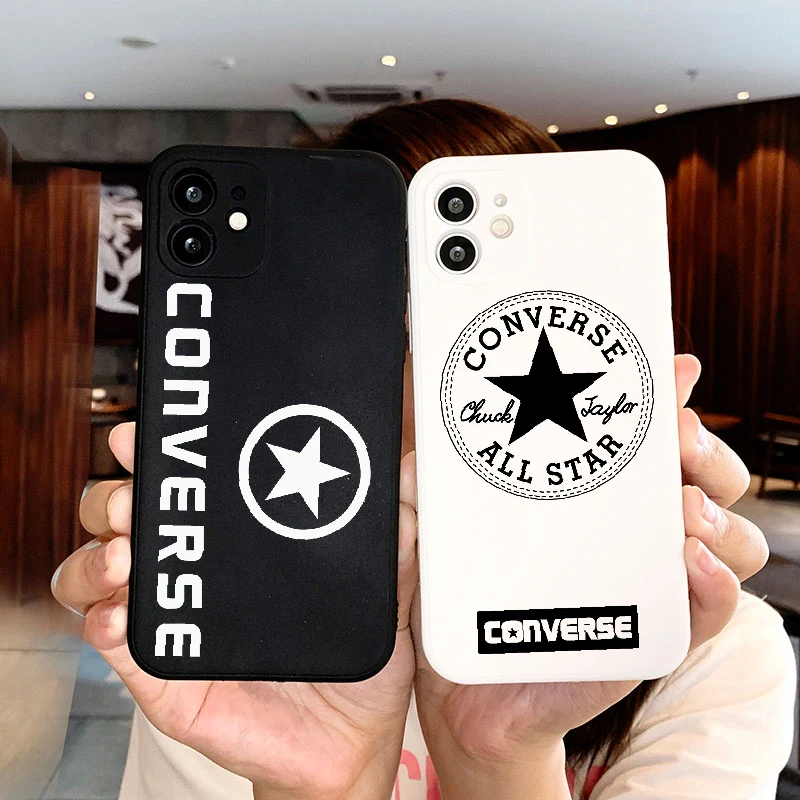 

Fashion sports style Phone Case for iPhone 12 11 Pro Xs X XR Max 8 7 SE 6 6S Silicone Cases Soft Black Cover