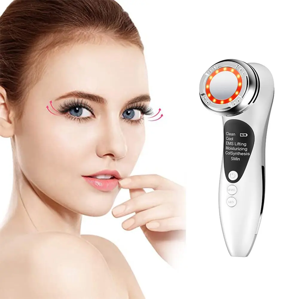

2022 New Beauty Personal Care Led Red Blue Light Remove Ace Wrinkle Skin Care Device Portable EMS Galvanic facial machine