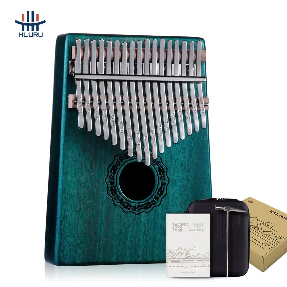 

Hluru musical instruments kalimba thumb piano17 keys