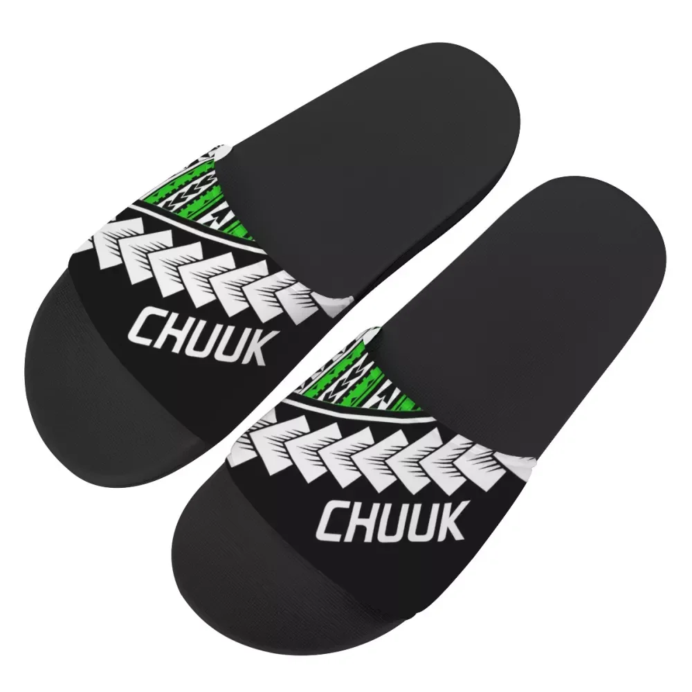

Wholesale Polynesian tribal design chuuk Slippers Unique Custom Outdoor Casual men's Slippers Big Size Leisure House sandal, Customized color