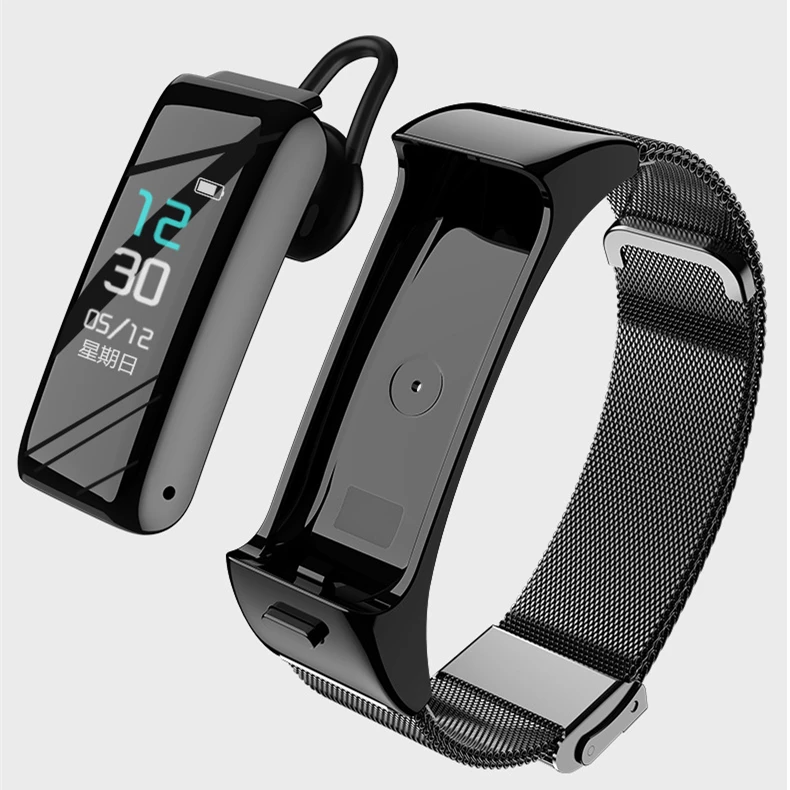 

Smartwatch earphone earbuds smart watch 2 in 1 with earbuds earphone