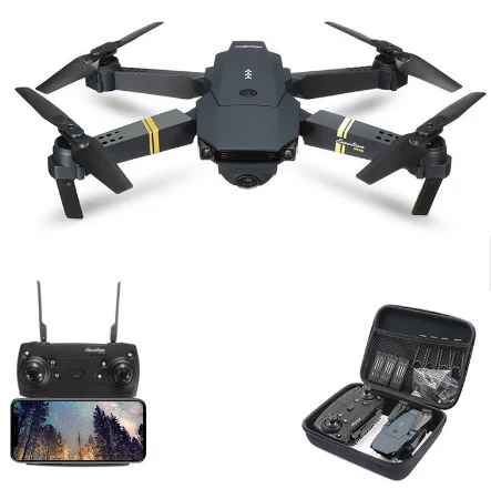 

New Amazon E58 Mini Drone With Camera 720P Wide Angle Hight Hold Mode Foldable Arm RC Quadcopter Toys For Promotion Gifts, Black