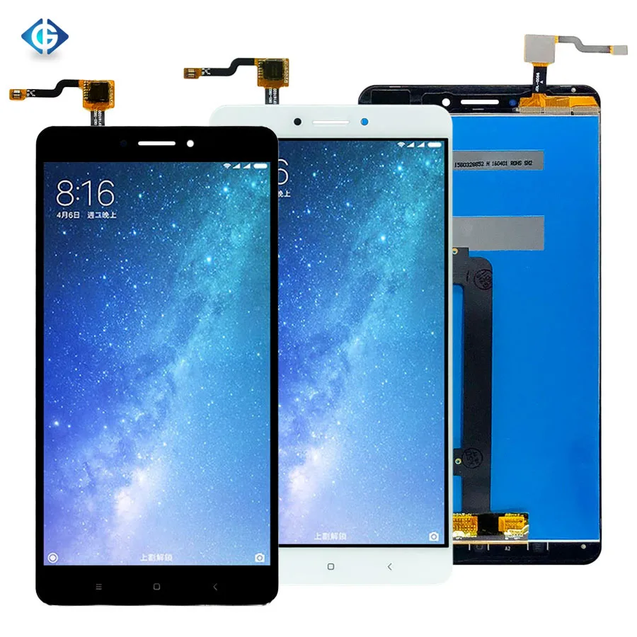 

Mobile Phone Lcd For Xiaomi Mi Max 2 Display for Xiaomi Max 2 Lcd Screen with Touch Screen Assembly for Mi Max 2 screen, Black/white for xiaomi mi max 2