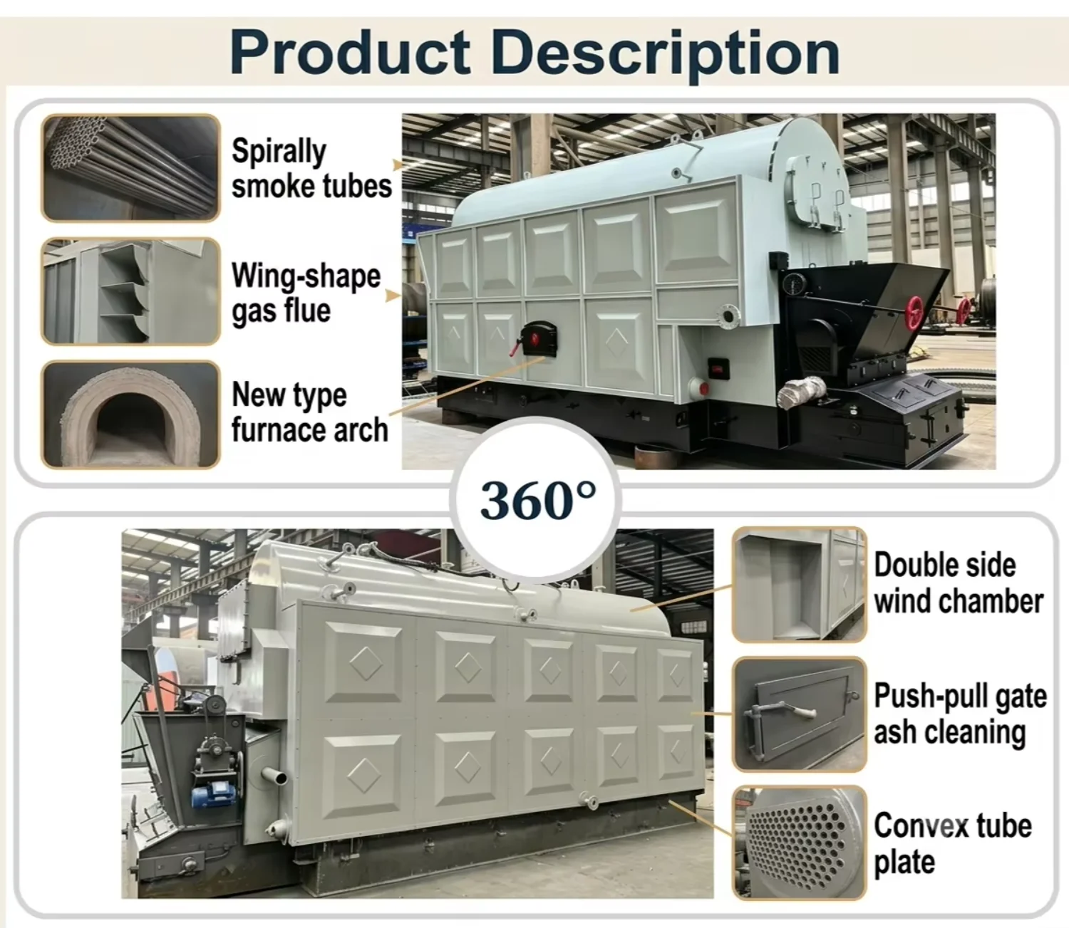 Steam Boiler, 10Ton, Special steel, Natural Circulation - detail 10