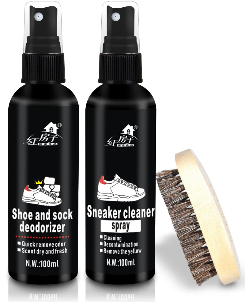 black shoe cleaner