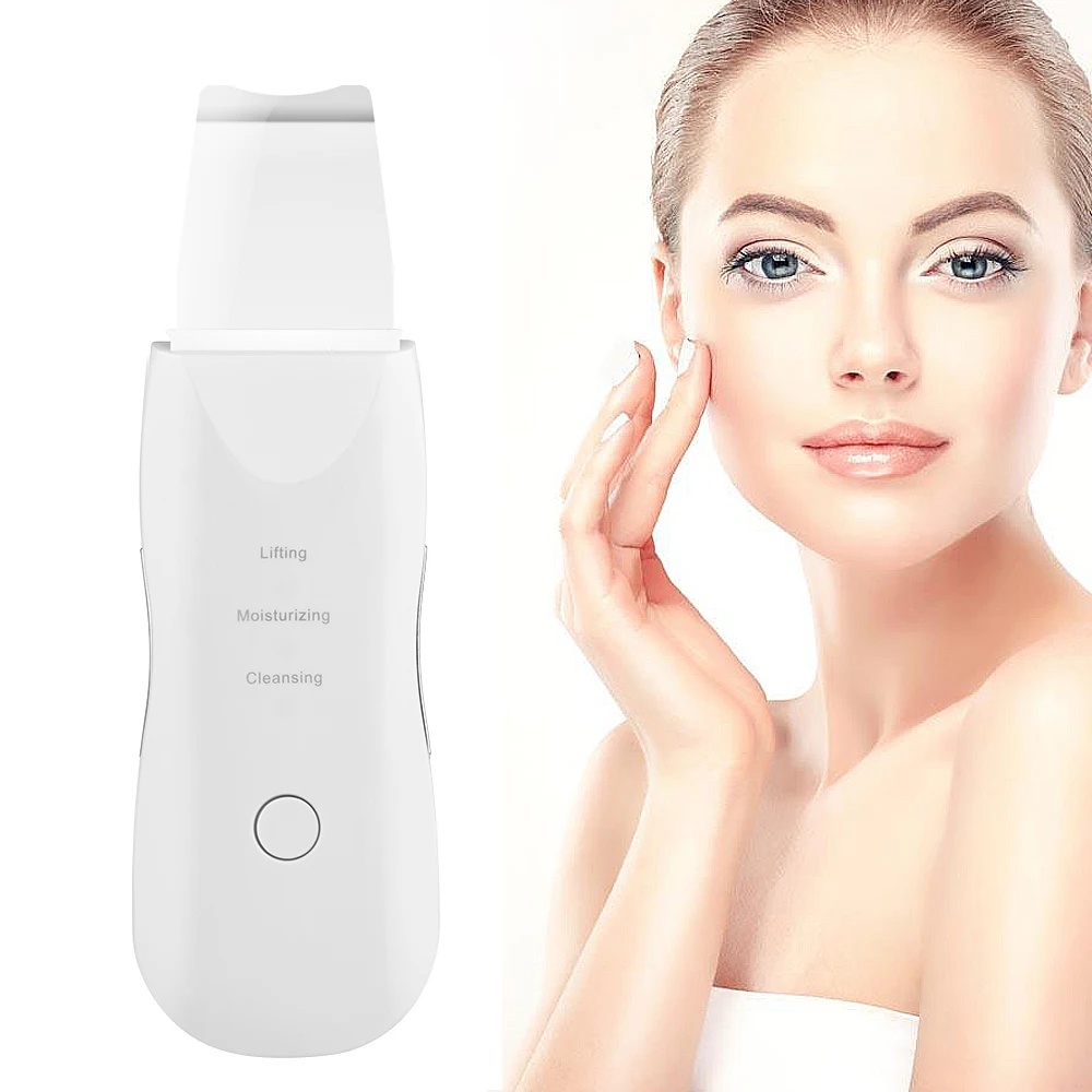 

Rechargeable Ion Deep Face Cleansing Vibration Massager Ultrasound Skin Scrubber