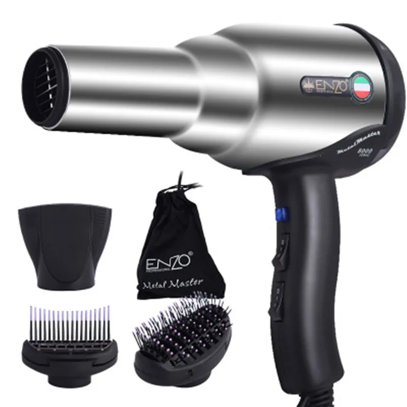 

Stable Brush Hair Dryer Quiet High-powered Hair Dryer for Hair Multi-speed Hot Air Brush Hair Dryer