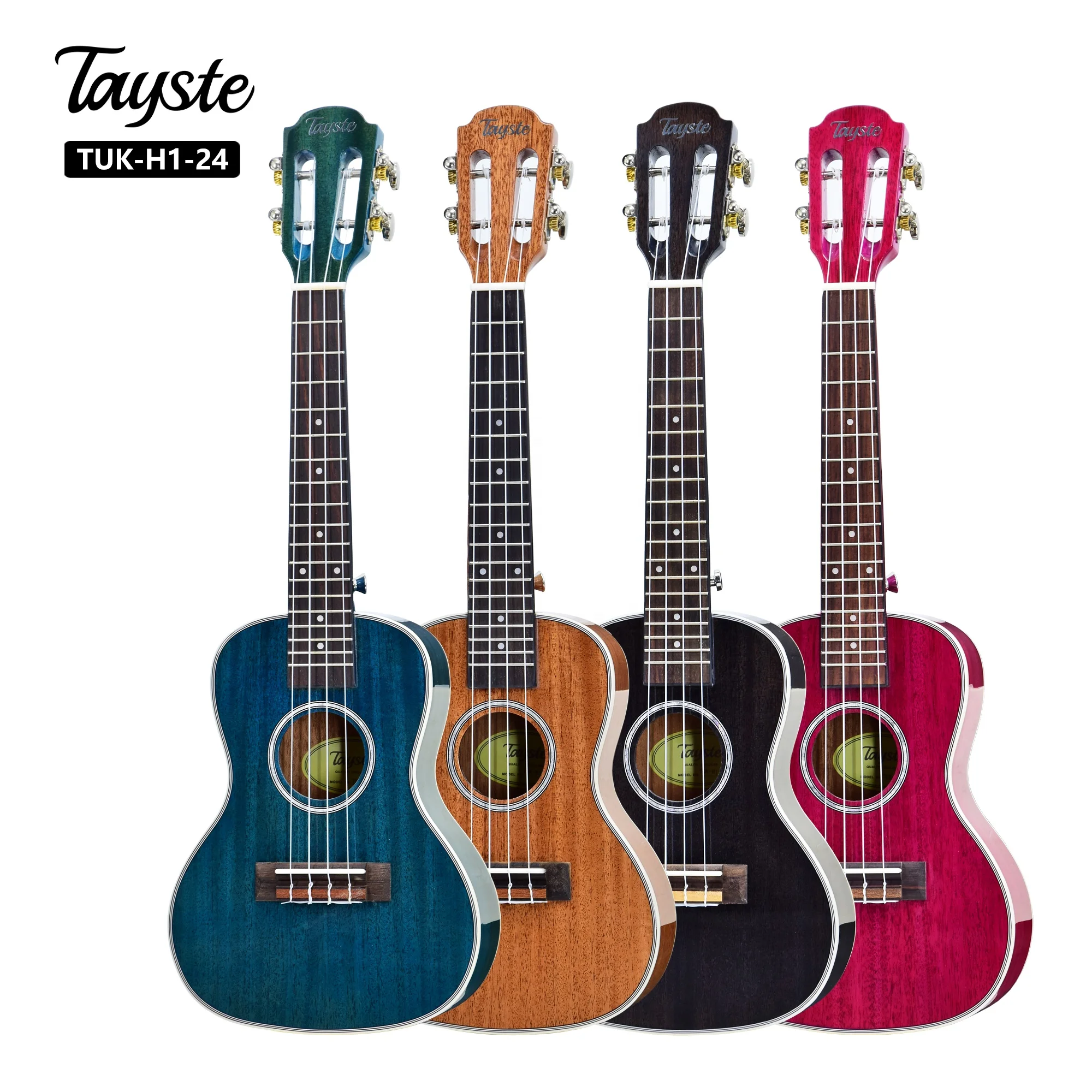 

China ukulele manufacturers all mahogany plywood colorful student ukulele