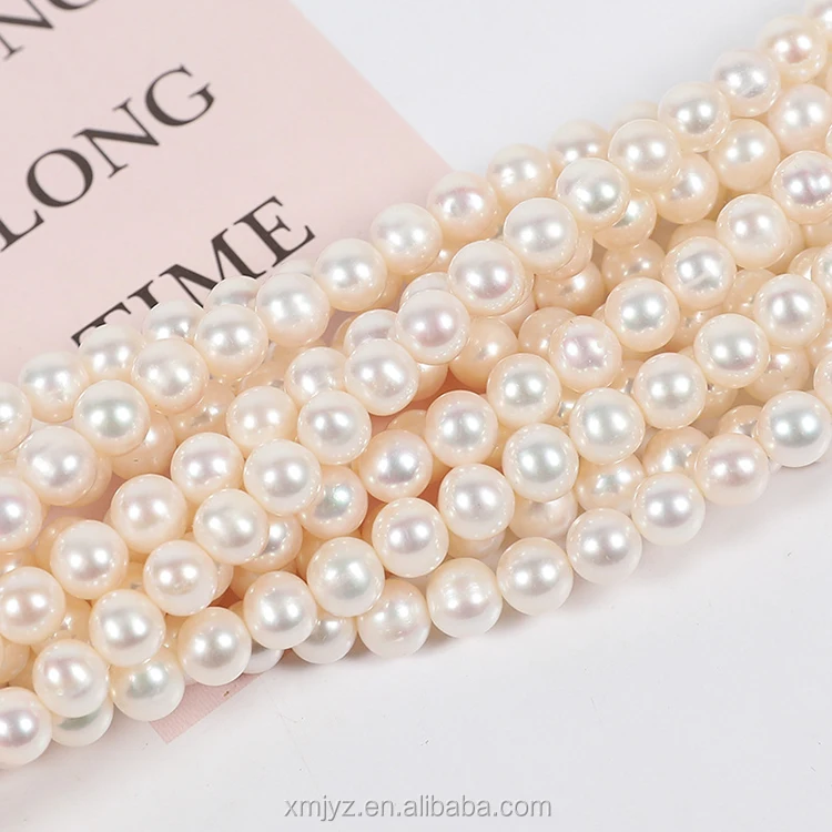 

ZZDIY104 Freshwater Pearl 5.0-6.0Mm Round C Semi-Finished Necklace Edison Pearl Strand