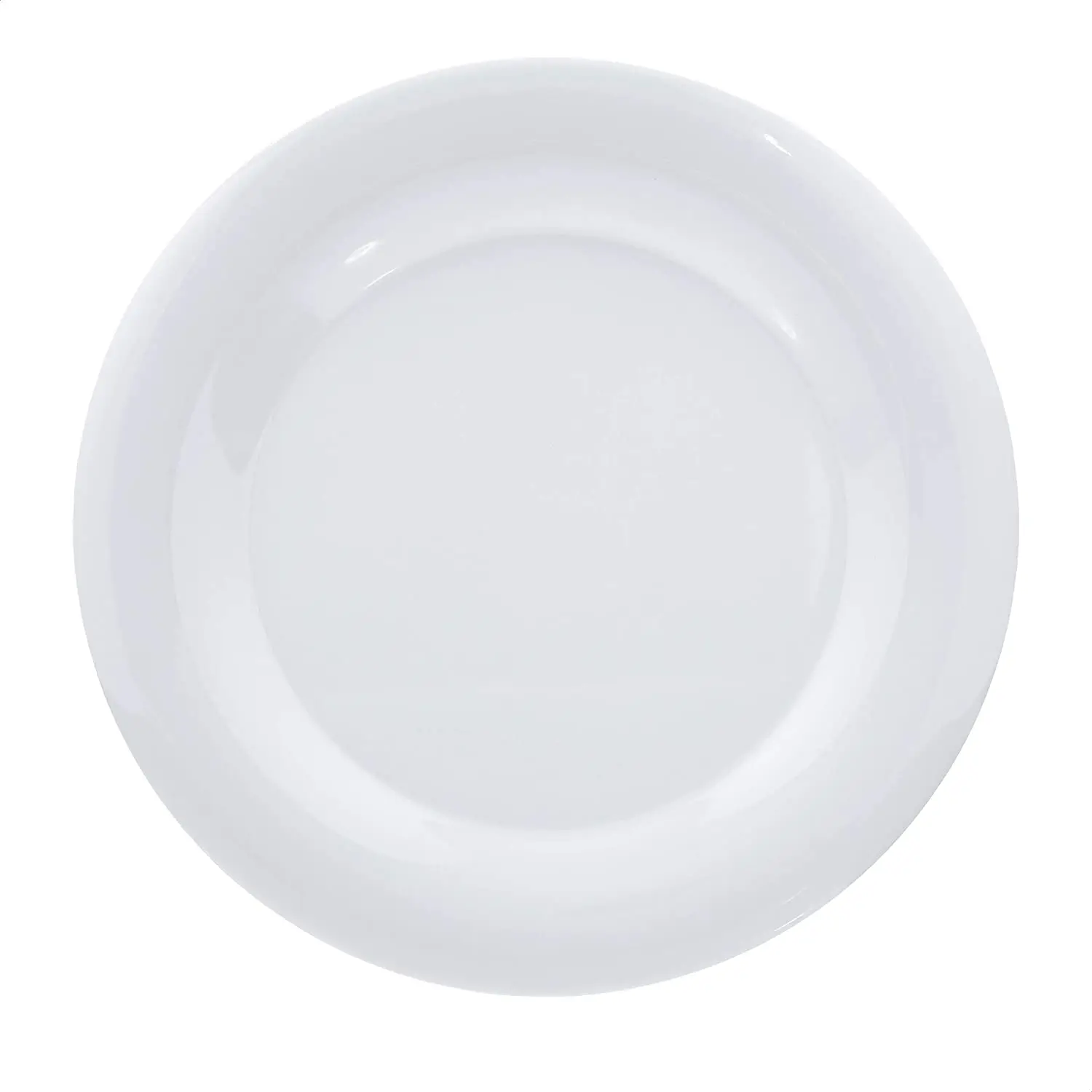 

Indoor and Outdoor Use shunta Amazon White Melamine Narrow Rim round dinner Plate