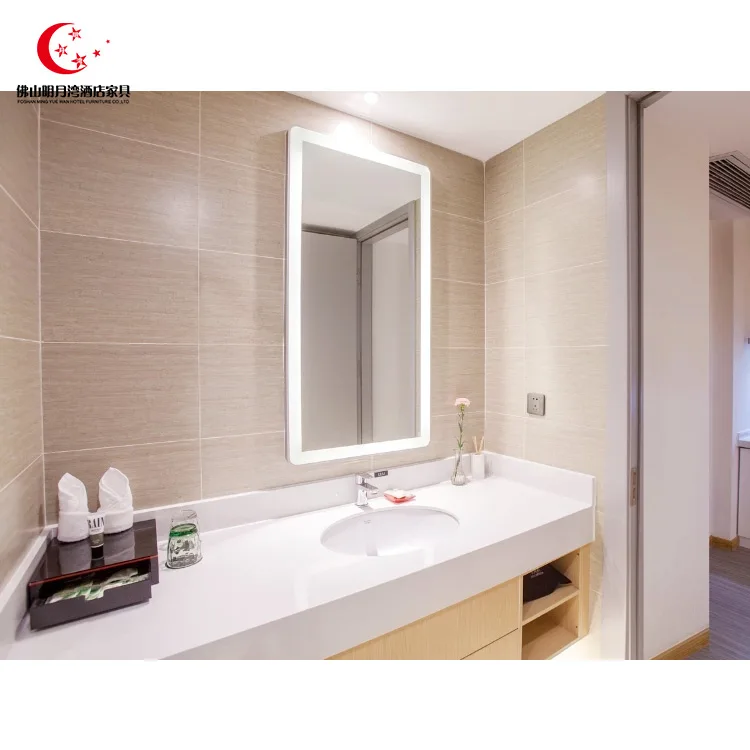 
Foshan Veneer Commercial Apartment Bedroom Set Hotel Furniture 