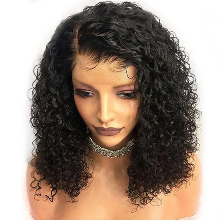 

Private Label Black Women Brazilian Deep Wave African hair particles curly wigs synthetic hair wigs Wigs for Black Women