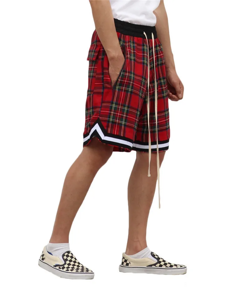 

Custom New Fashion Plaid Pants Mens Good Quality Red Plaid Pants For Boys