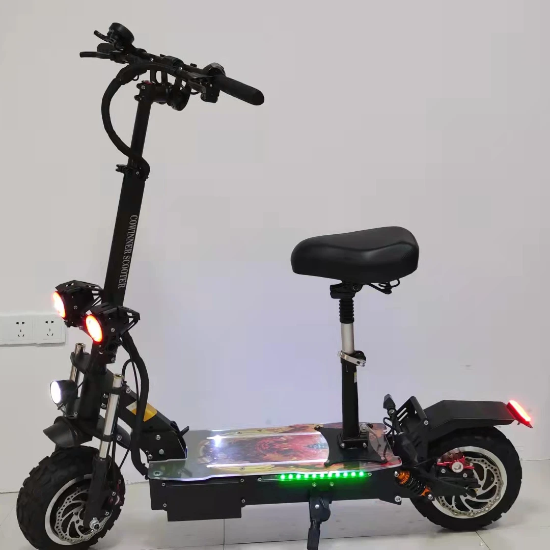 

2021 New Off Road 5600w Dual Motor 60V 11 Inch electronic scooter 2 wheel electric standing scooter For Adults