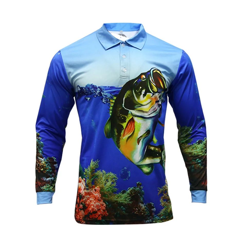 

Custom Design Quick Dry Men's Clothing Fishing Jersey, Summer Outdoor Fishing Clothing,Long Sleeve Fishing Polo Shirts