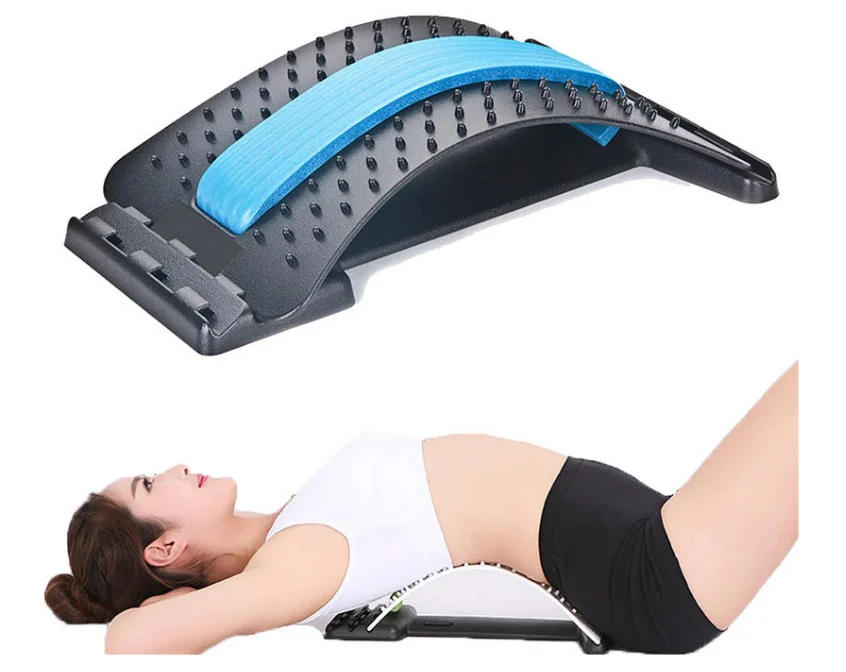 

Home use Lumbar Back Pain Relief Device Back Stretcher for Lower and Upper Back Massager and Support