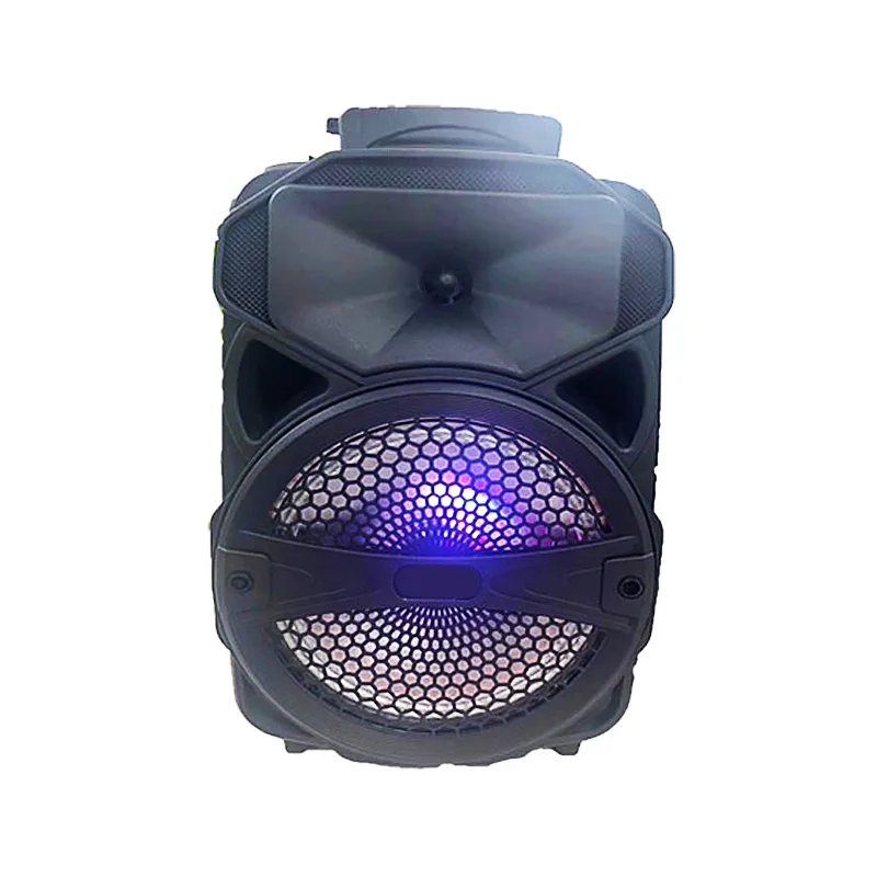 

LAIMODA outdoor led blue tooth stage trolly speaker 8 inch multimedia speaker pa loudspeaker trolley 8'' speaker