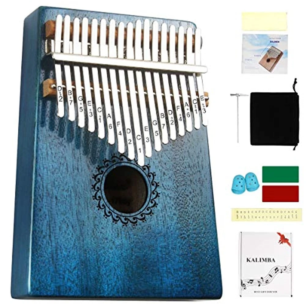 

MAGOO The factory wholesale 17 teclas 17-key diy kalimba finger thumb piano, Multi