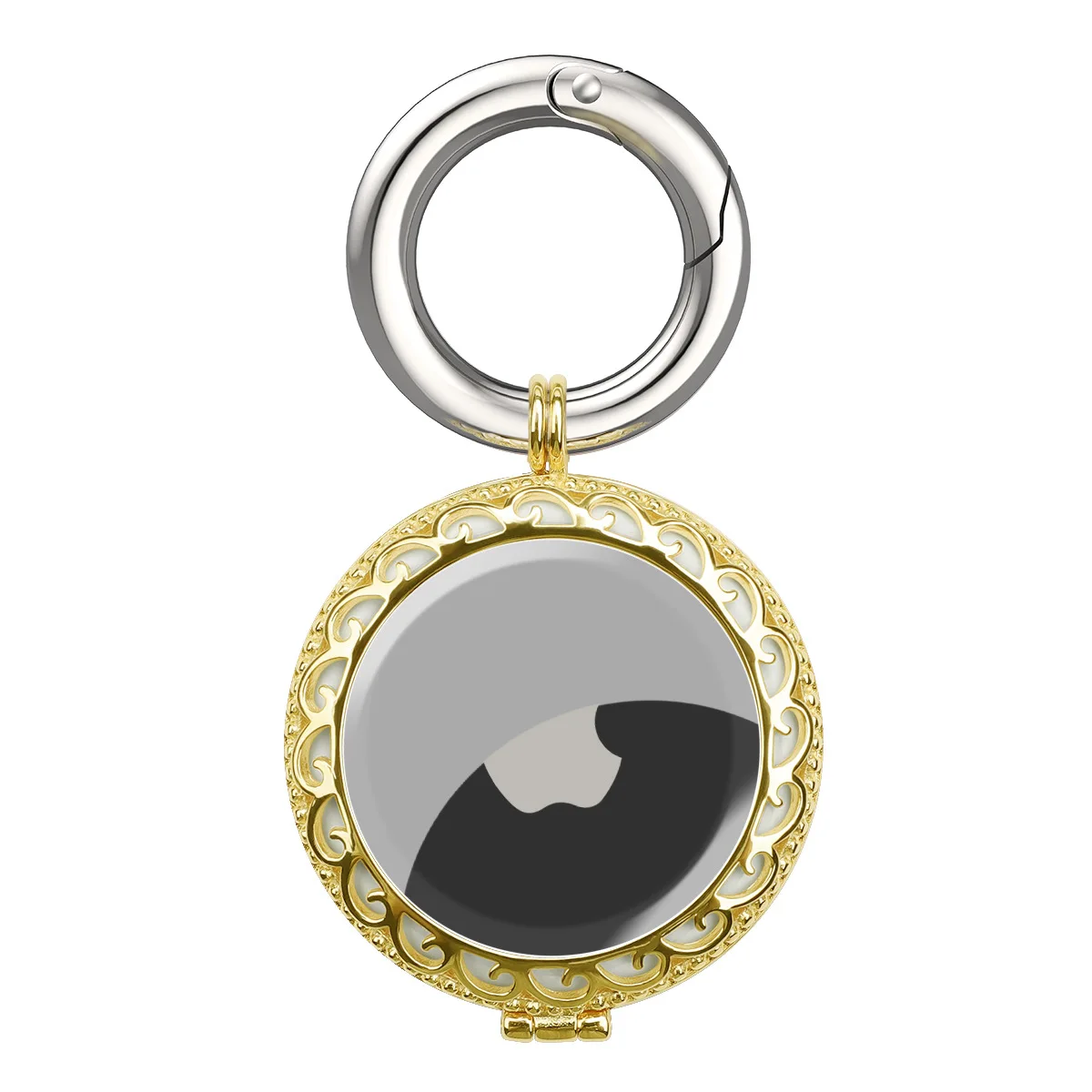 

2021 New Luxury Metal Aluminum Alloy Protective Cover Case For Airtag Metal Case With Keychain