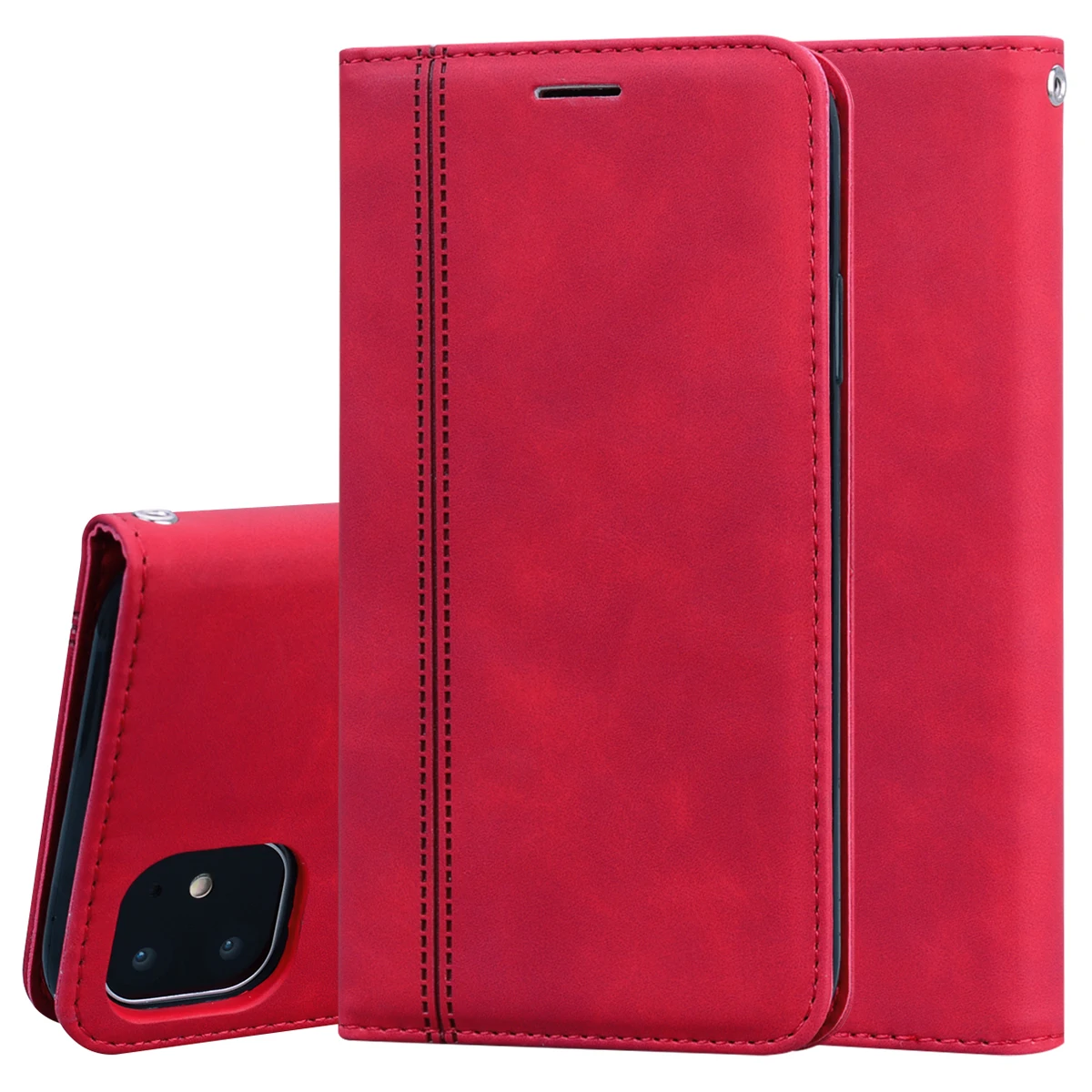 

Magnetic Luxury Business Wallet for iPhone 13 Pro Max Case Pouch Cover Flip Leather for IPhone 12 Phone Case Holder