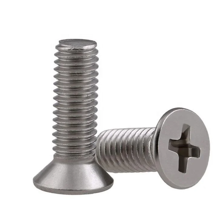 stainless steel flat head screws