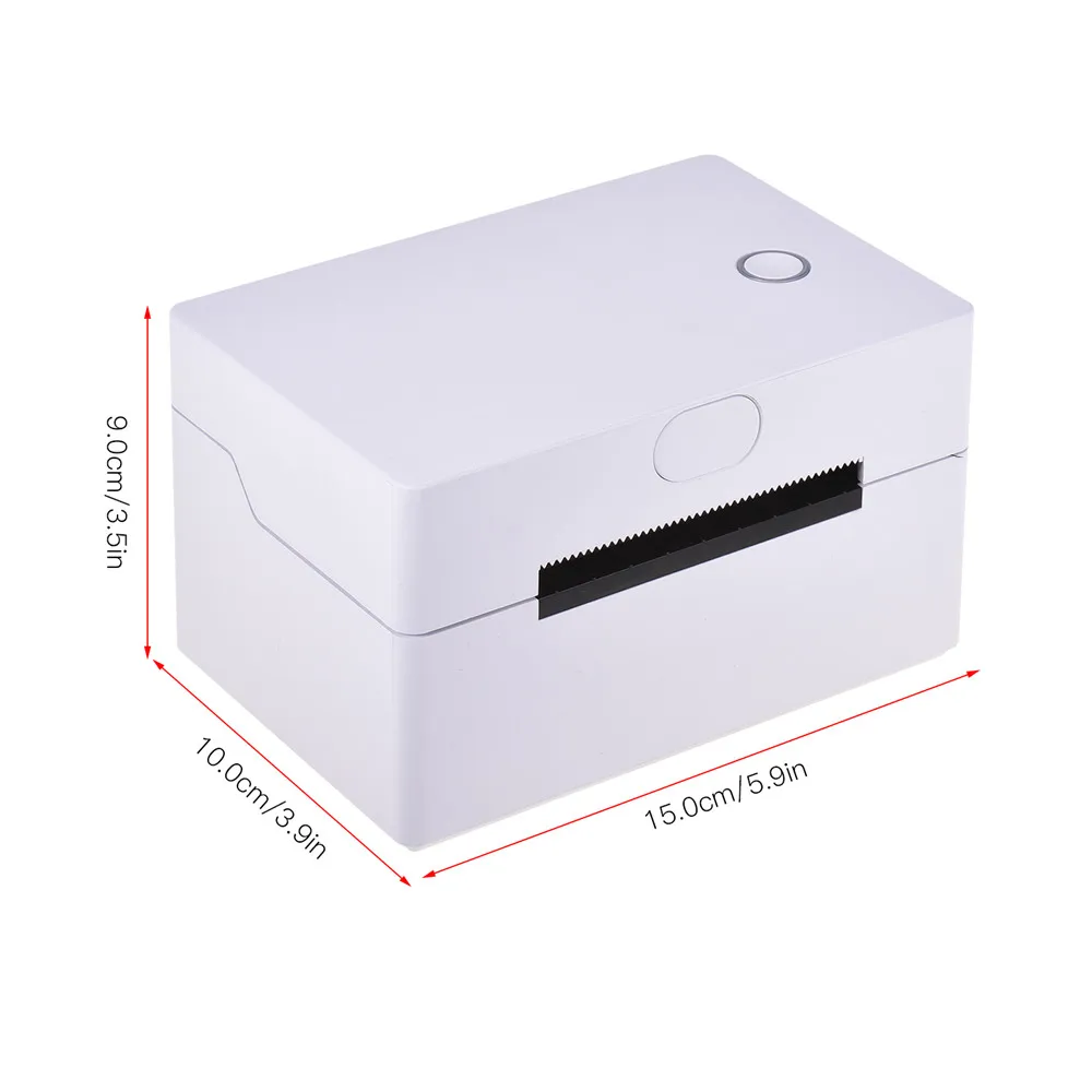 

OWNFOLK Portable Wireless Printer supports hot label printers for iOS and Android, White