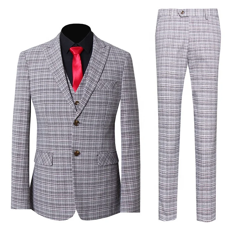 

Luxury Gentleman Slim Fit Blazer Suits Three-Pieces Set Men's Blazer