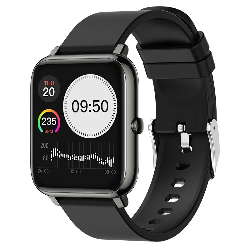 

New 2022 P22 1.4 Inch Touch Screen Smart Watch Fitness Sport Heart Rate Tracker Message Reminder Android Smart Watch