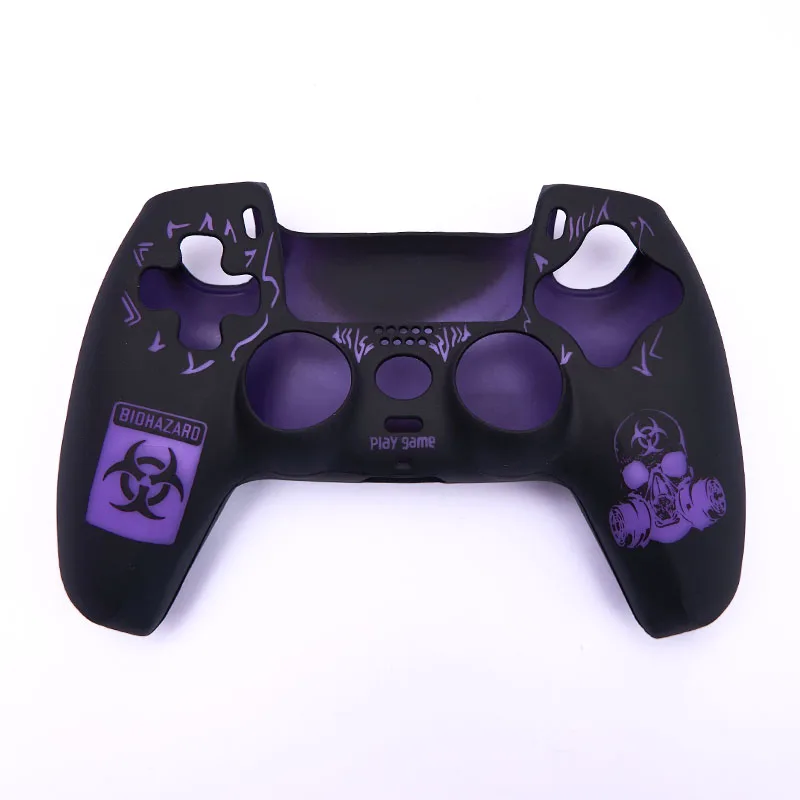 

Gamepad Controller Protective Case Professional Joystick Laser Engraving Skin Silicone Protective Cover For Ps5, Colours