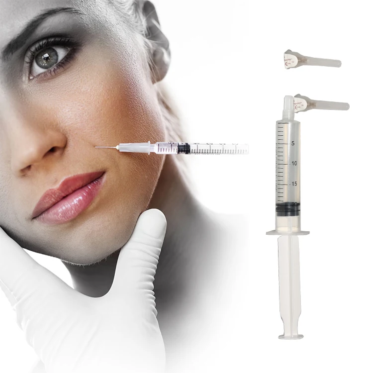 

2020 Korea Fine Derm Deep 1ml 2ml Cross Linked Collagen Gel Ha Injectable Hyaluronic Acid bd ultra-fine needle For Nose Lip