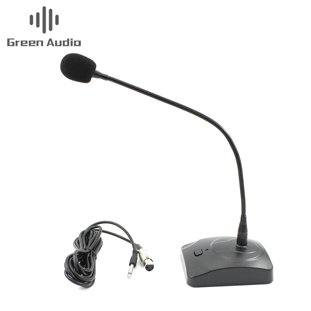 

Condenser Desktop Gooseneck Microphone For Conference Microphone Noise Canceling Desktop Speech Mic, Black