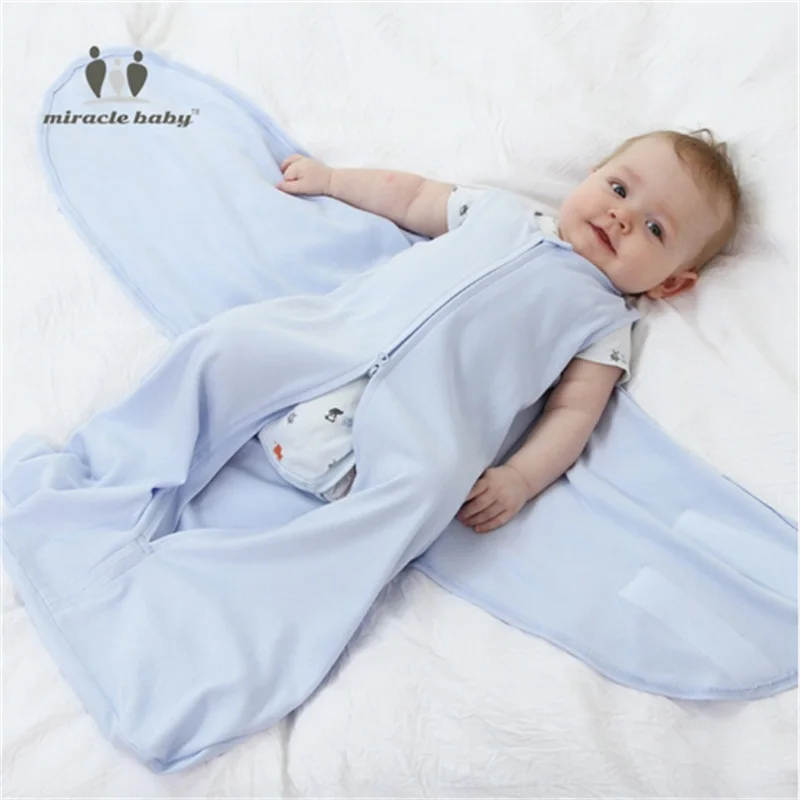 

Big Sale! Miracle Baby 100% Cotton Newborn Baby Sleep Sack Wearable Knitted Baby Sleeping Bag