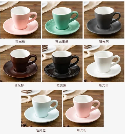 200ml European creative marble vein porcelain coffee cup and saucer set with gold rim