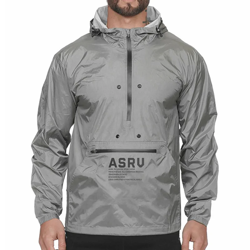 

Wholesale Custom Trendy Fashion Summer Thin Plus Size Loose Pullover Zip Up Men's Hoodies & Sweatshirts, 5colors in stock
